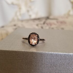 Rose gold, morganite ring